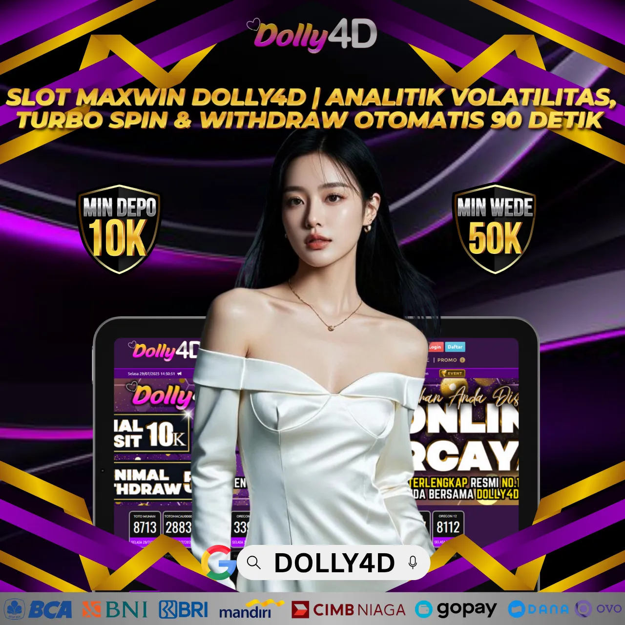 Slot Maxwin Dolly4D | Analitik Volatilitas, Turbo Spin & Withdraw Otomatis 90 Detik